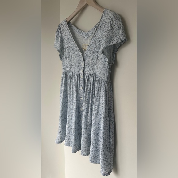 Ralph Lauren Dresses & Skirts - Ralph Lauren Denim & Supply - Blue Floral Mini Babydoll Dress - S